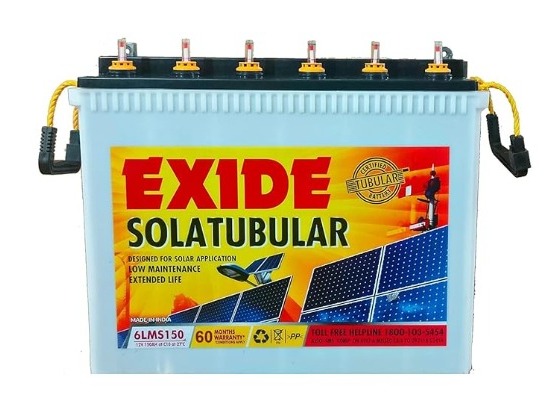 Exide SolaTubular 150Ah Solar Battery Karaikudi – SBM Battery Agencies