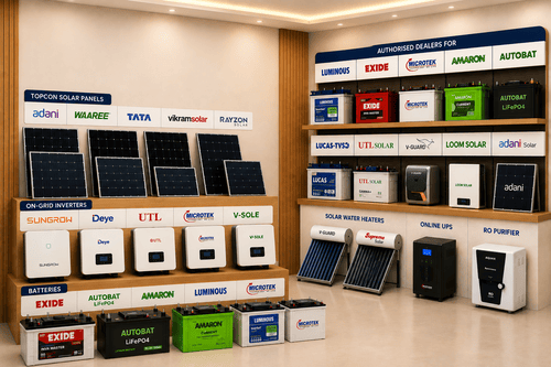 SBM Battery Agencies Store – Solar Dealer Karaikudi