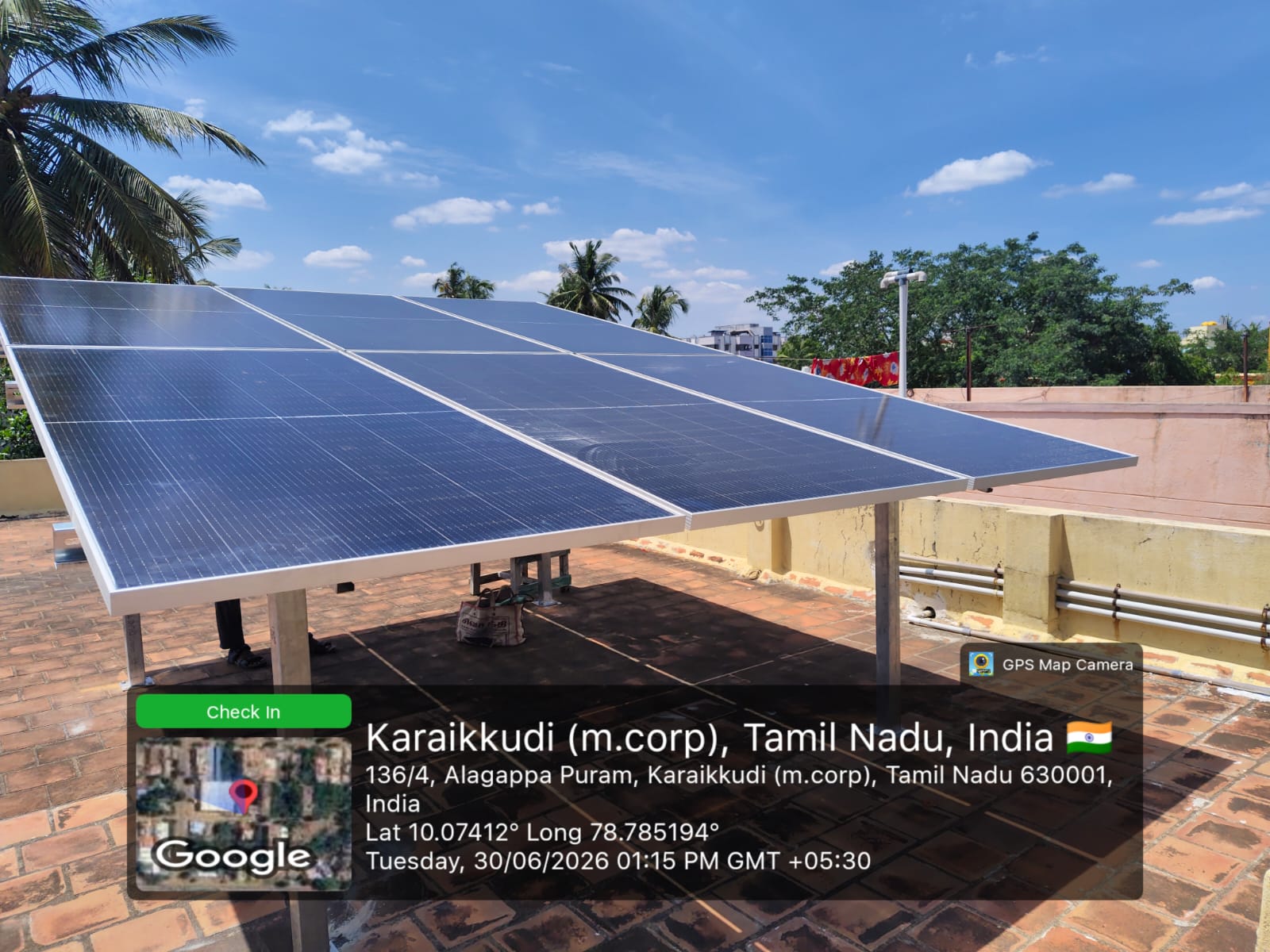 Rooftop Solar Panel Installation Alagappapuram Karaikudi