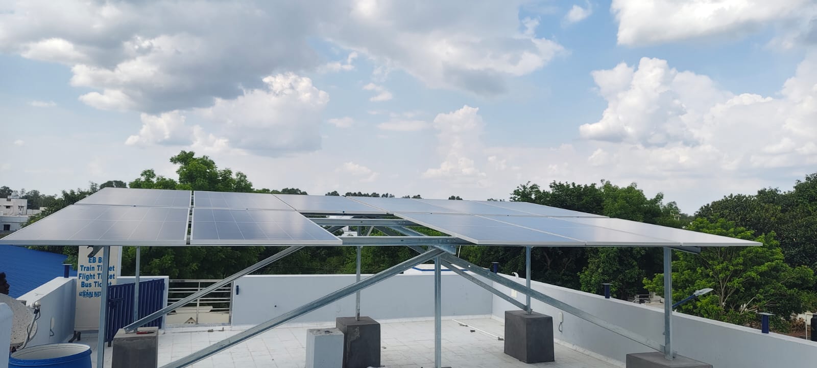 Commercial Rooftop Solar Panel Installation Karaikudi