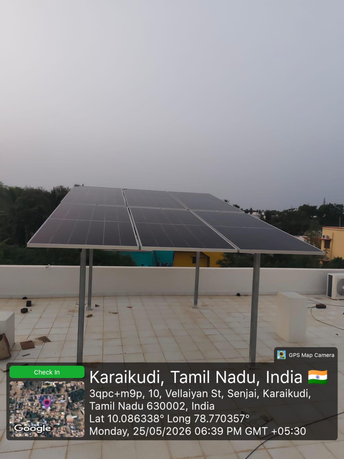 Residential Rooftop Solar Senjai Karaikudi